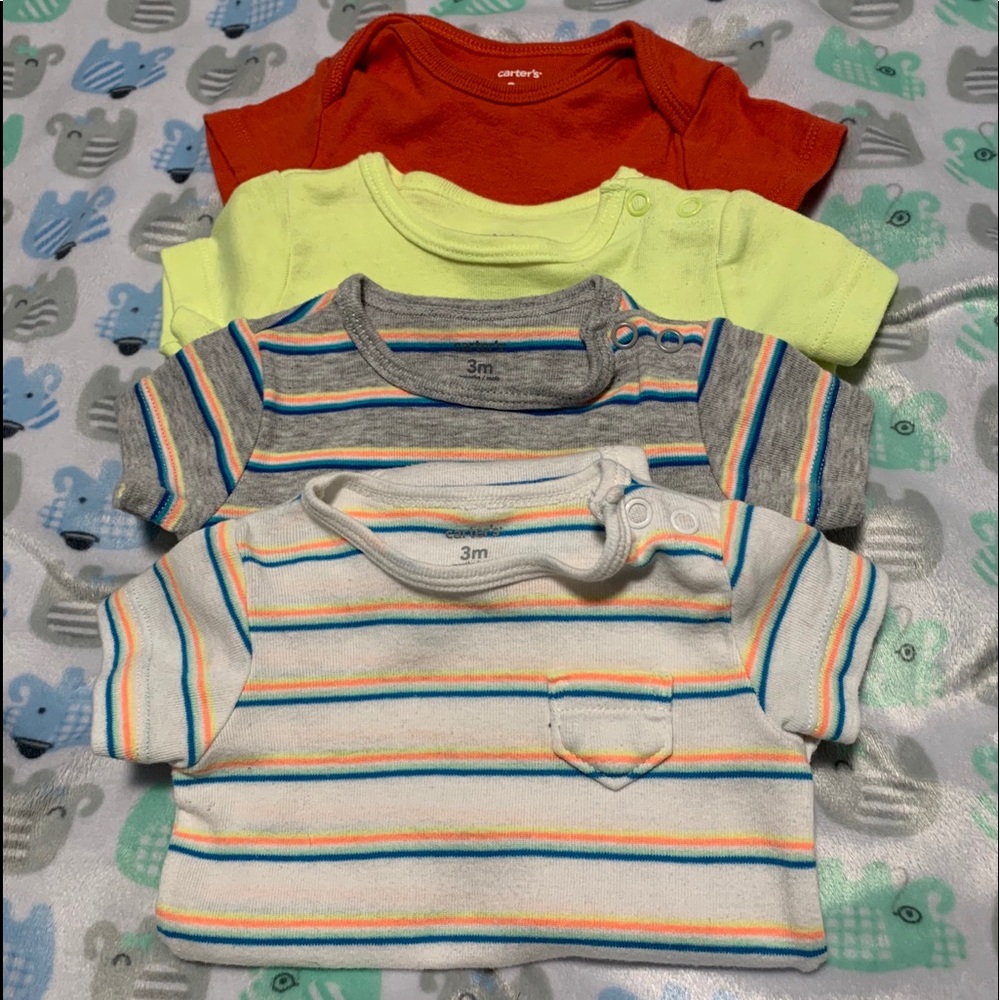 Size 3 Months - Carters Onesies - 8 count